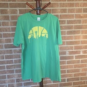 Gildan Softstyle Green T-Shirt